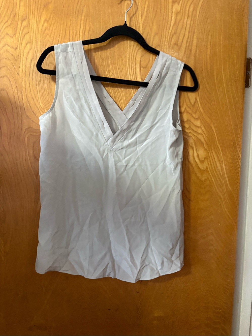 AllSaints Light Gray V-Neck Camisole tank top S